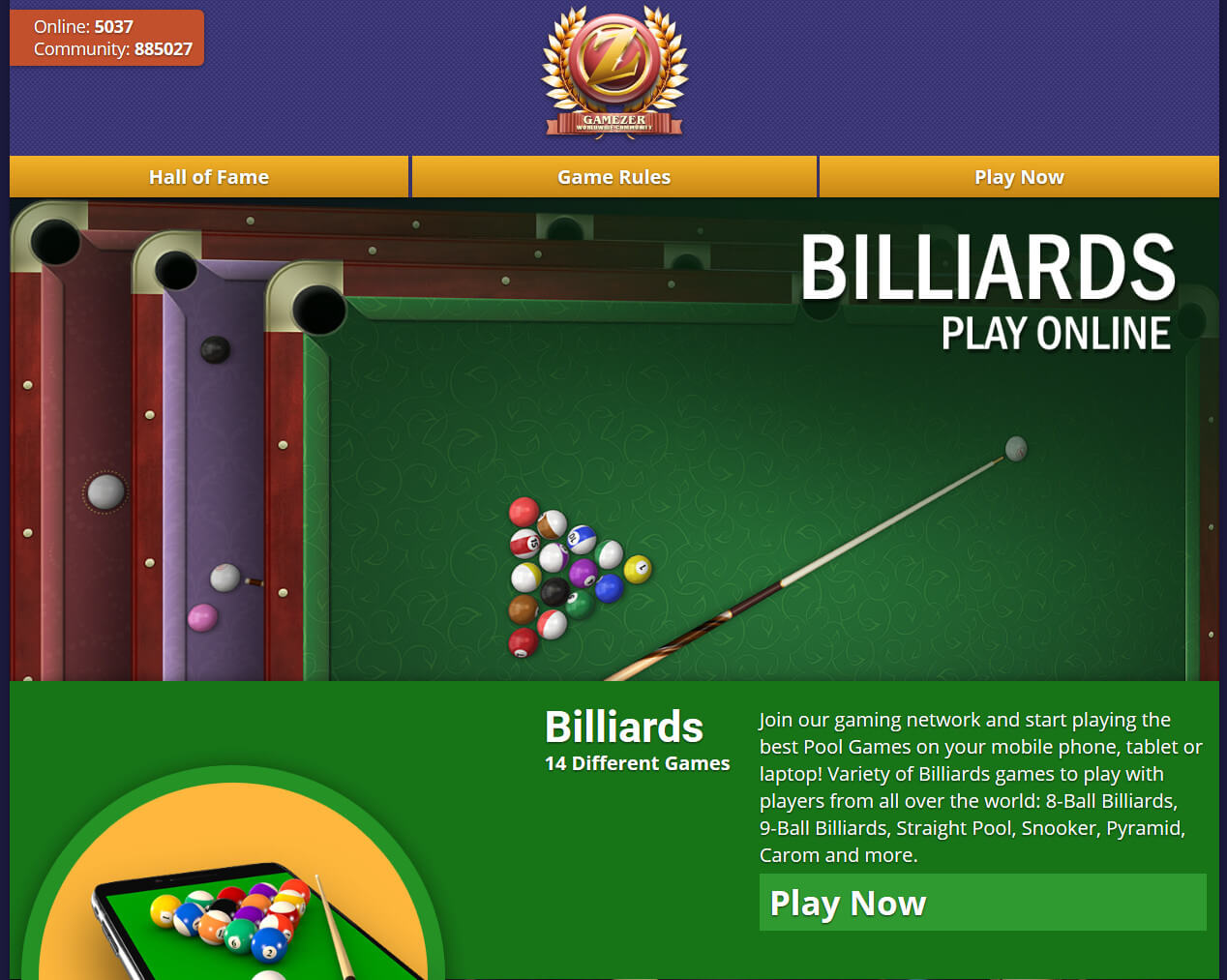 billiards gamezer gratuit
